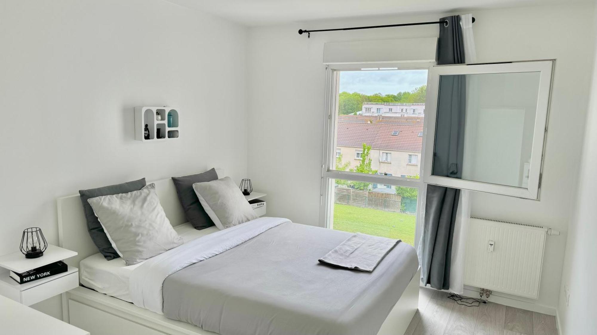 Chic Et Cosy Appartement Epure - T3 Courcouronnes Exterior photo
