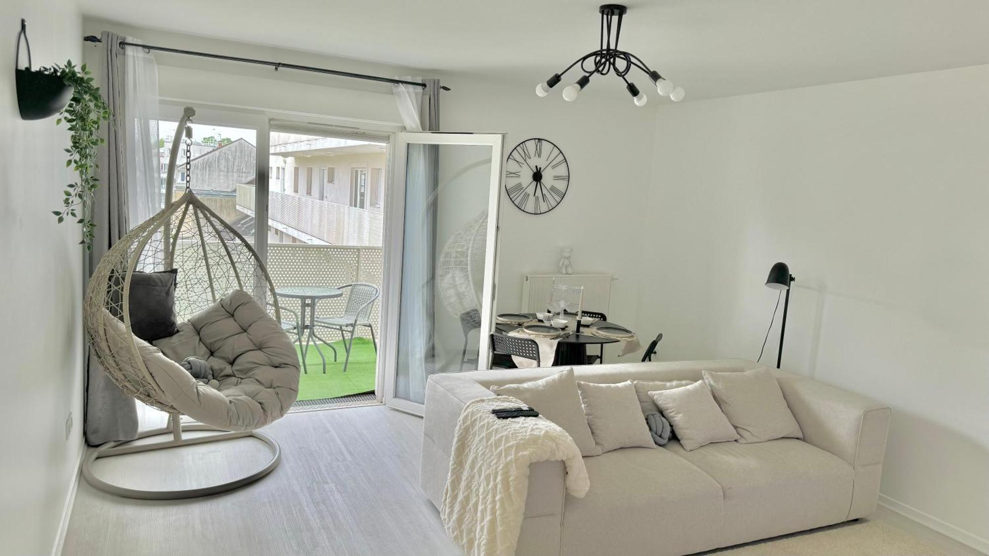 Chic Et Cosy Appartement Epure - T3 Courcouronnes Exterior photo